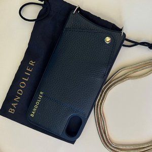 NWOT Bandolier iPhone XR Emma Case with Belinda gold crossbody chain/strap